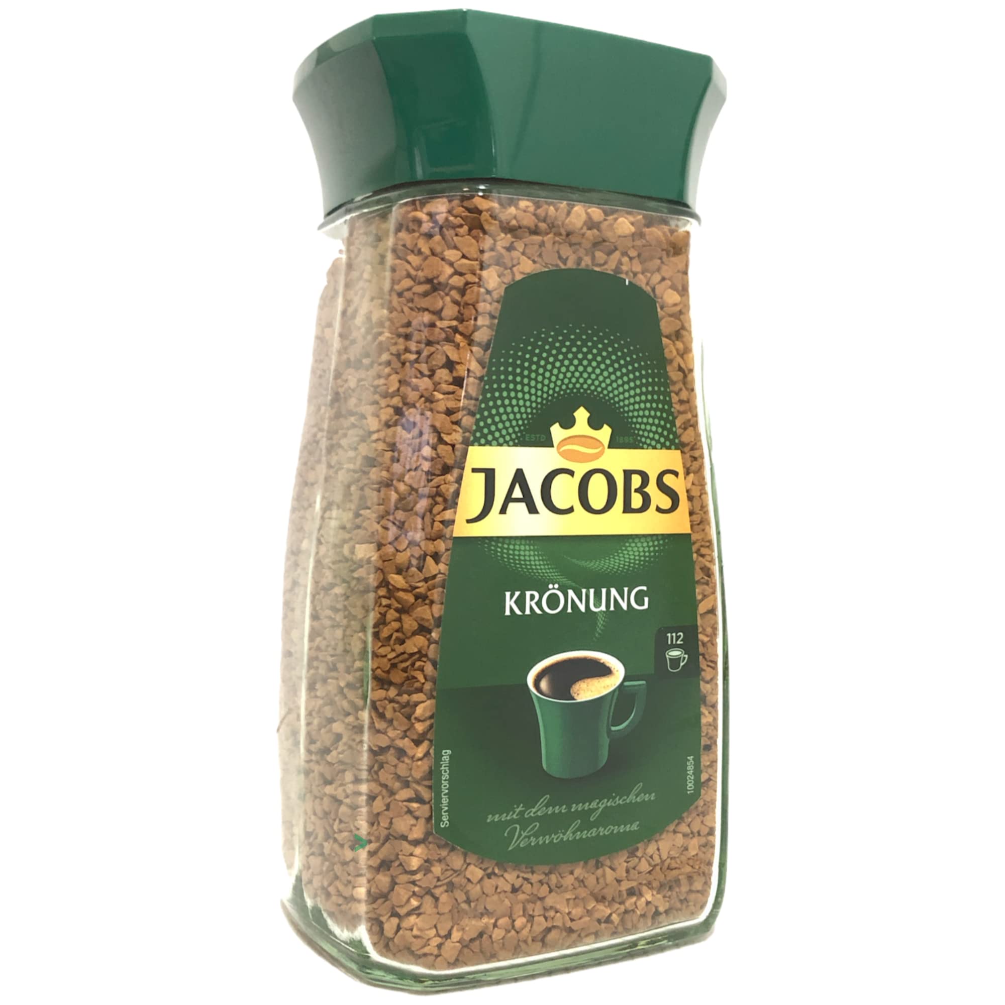 Jacobs Krönung löslicher Kaffee Instantkaffee 6er Pack (6x200g Glas) + usy Block