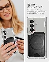 Vista 2 de Miimall para cartera MagSafe, soporte para 3 tarjetas para Samsung Galaxy S26/S25/S24 Ultra/Edge/Plus/FE, Z Fold 7/6, Pixel 10 Serie, iPhone