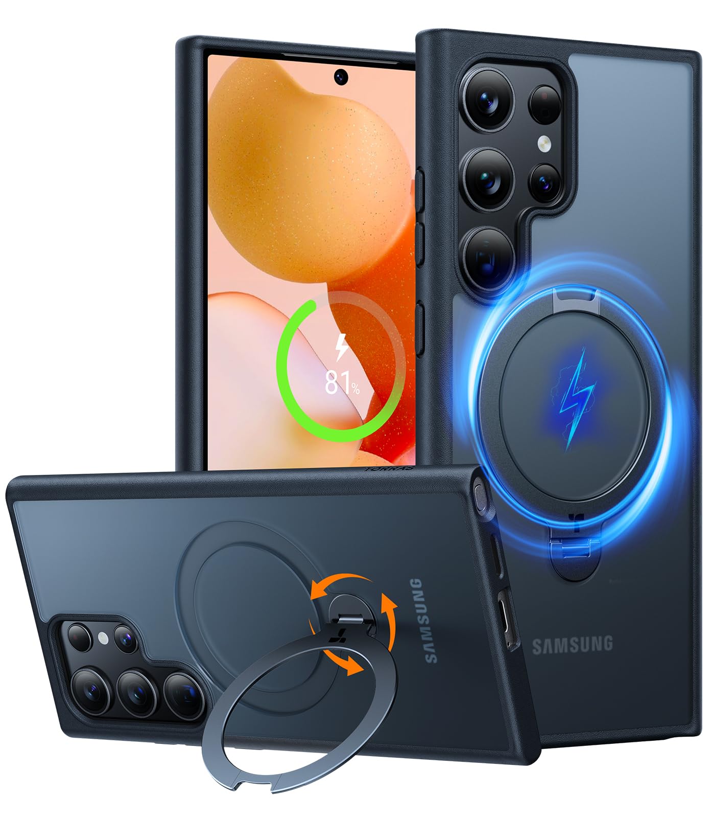 Galaxy S24 Ultra チタニウムバイオレット + TORRASケース Galaxy S24