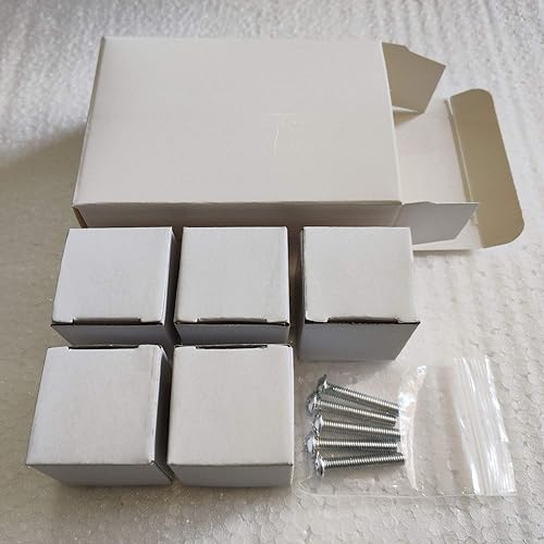 Miniatura 6 de 5 Pomos de cristal para armario, de 30mm, con forma de diamante