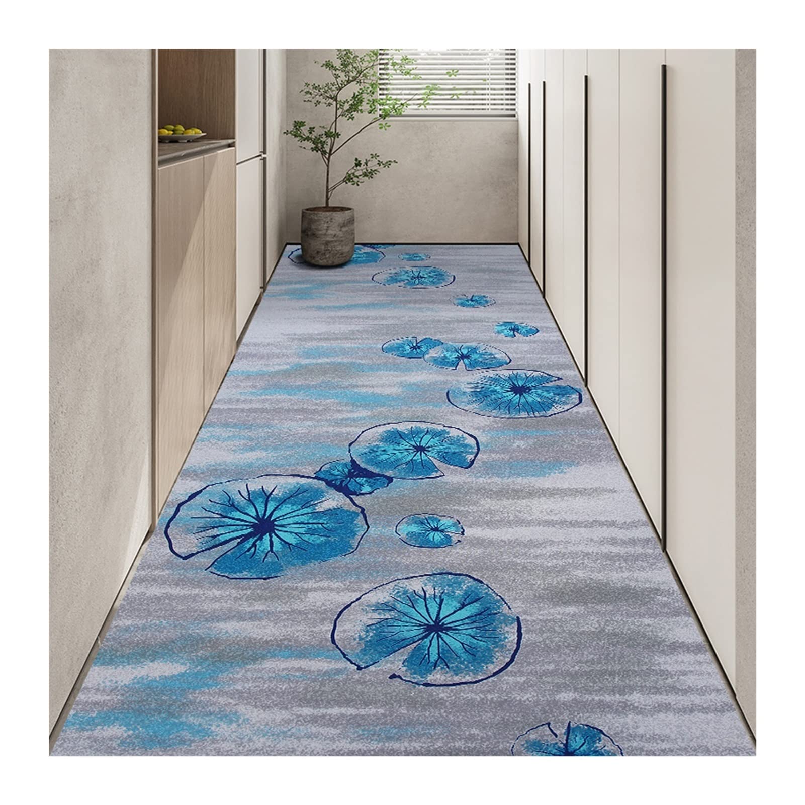 Alfombra antideslizante para escalones lavable con aislamiento acústico y pisada suave