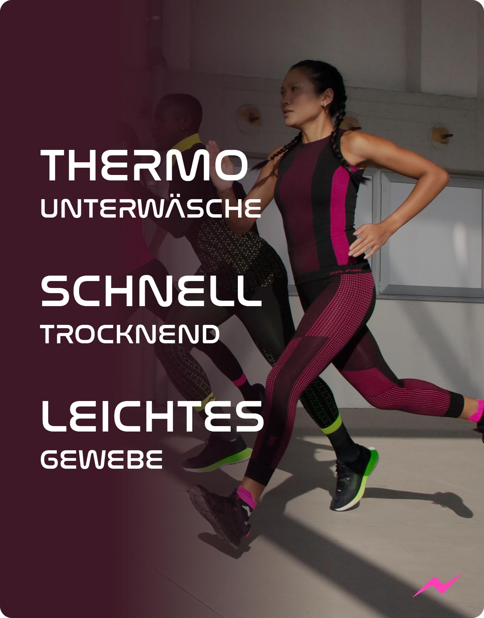 PRS Sport-Tanktop Damen Nahtlos - Damenbekleidung - Sport-Top für Fitness, Laufen, Yoga - Nahtloses Oberteil Atmungsaktiv Schnelltrocknend (Schwarz, S/M)