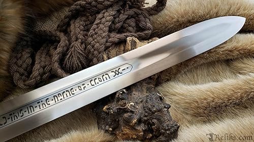 Miniatura 9 de Conan The Barbarian - Espadas reales de 42 pulgadas, hechas a mano Conan Atlantean 1095 de acero al carbono, accesorios de latón, espada completa,