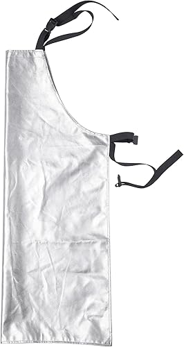 Miniatura 5 de Delantal resistente al calor, papel de aluminio de alta temperatura 1832℉ delantal de aislamiento térmico antisalpicaduras, anti quemaduras, ropa