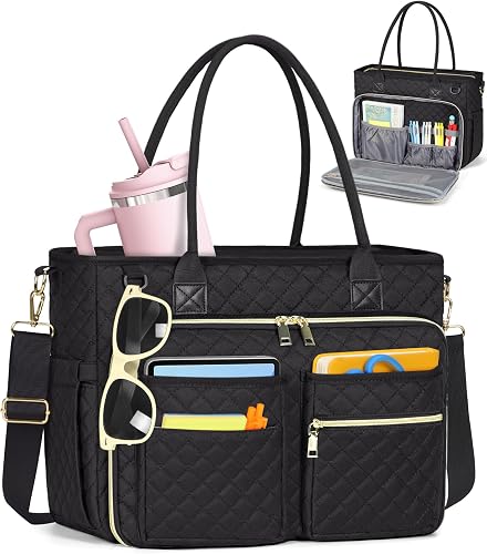 Sac a Main Ordinateur Portable Femme Sac de Travail pour Enseign 
