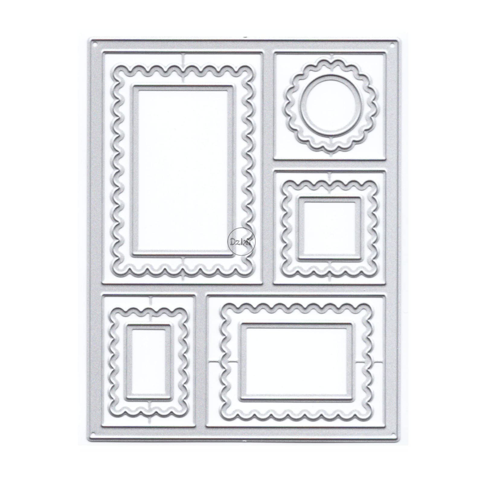 DzIxY Various Graphics Border Lace Metal Cutting Dies for Card Making Embossing Paper Die Cuts Sets Album Scrapbooking Templates Stencils Storage Pockets โ image 1