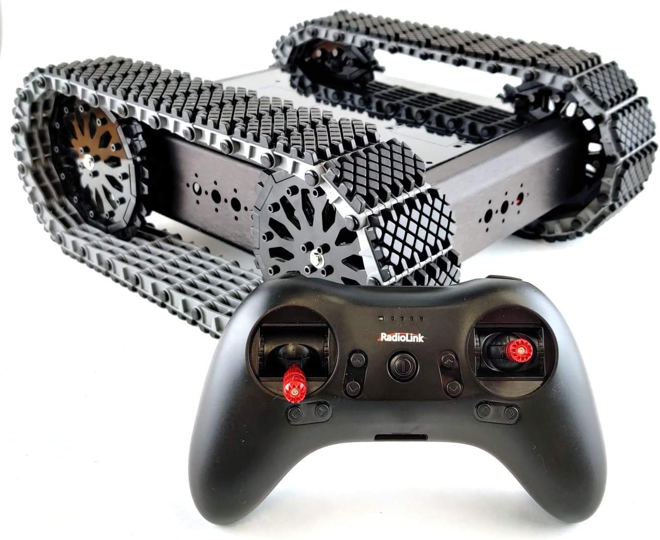 Lynxmotion Aluminum A4WD1 Tracked Rover Kit (for RC)