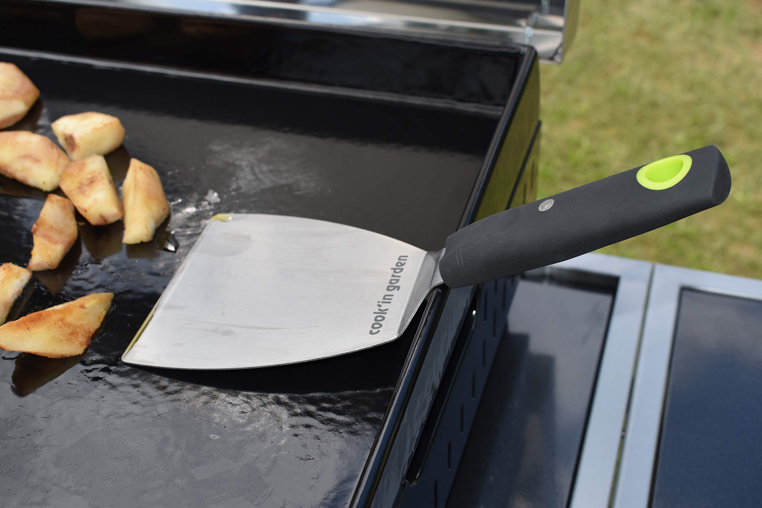Spatola Acciaio Inox Cook'in Garden Con Manico Magnetico - Per Piastra E Barbecue - Modello AC177 - Foto 6