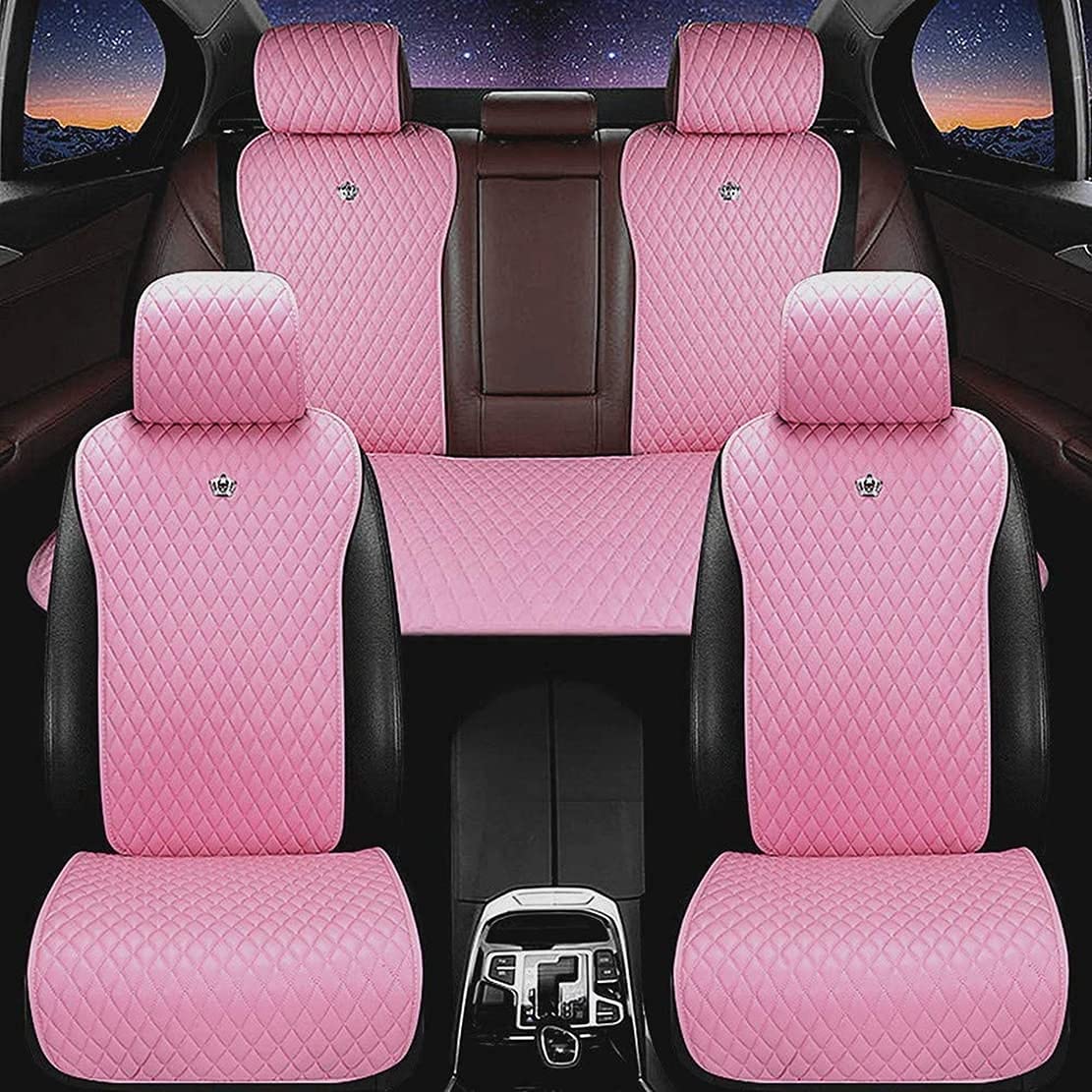 Amazon | West Leathers ユニバーサルシートカバー 車用レザーシート 