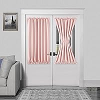 Vista 74 de Cortinas Dwcn para puerta, con bolsillo para barra Blanco grisáceo