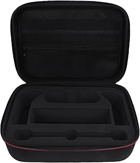ASHATA for 2 Game Console Carrying Case, Portable Travel Protective Bag Large Capacity Drop and Rain Proof, Hold Up to 24 ...