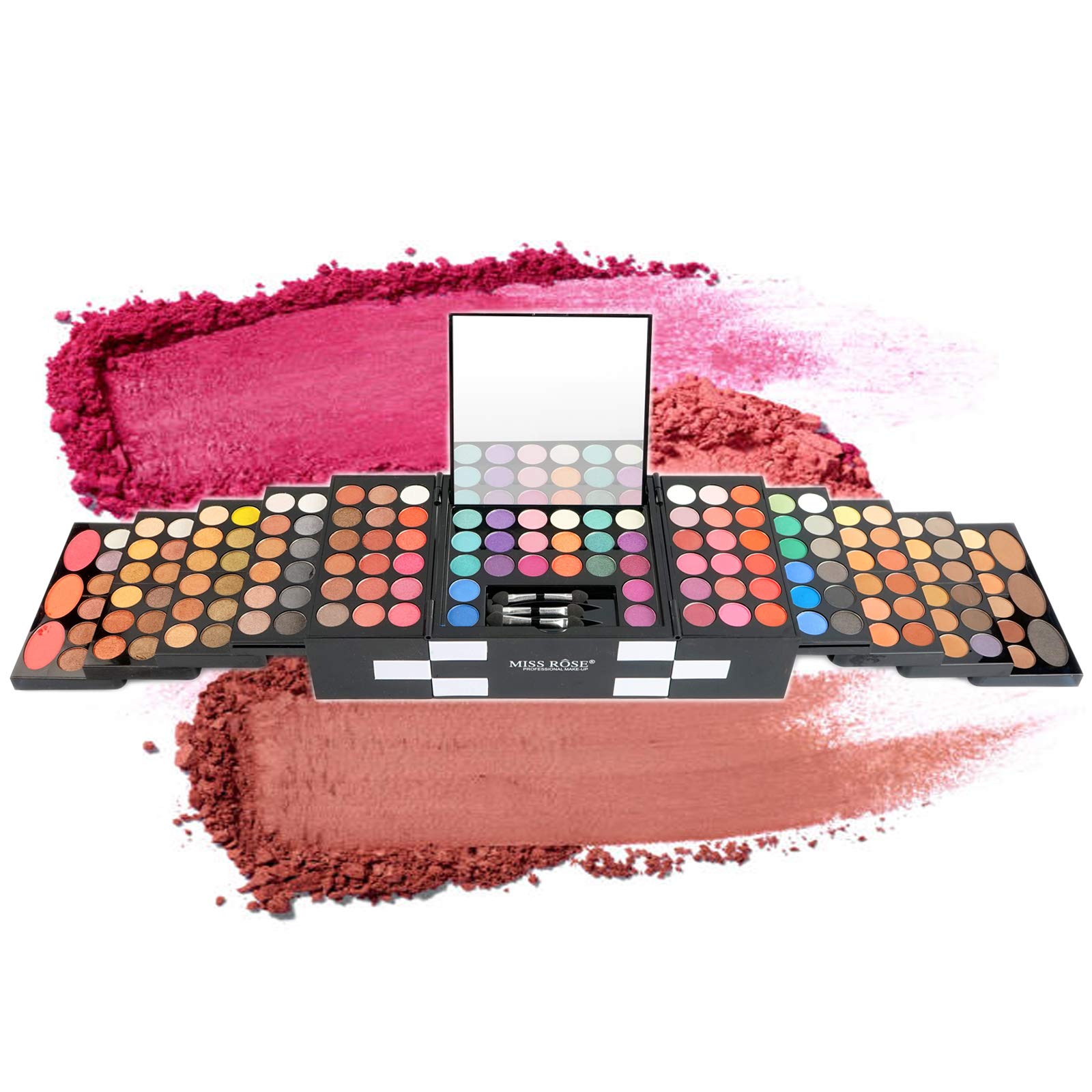 142 Colori Cosmetico Ombretti Palette Shimmer Matte Ombretto e glitter Makeup palette Kit con Sopracciglio Cipria, Blush e Polvere - Perfetto per l'uso quotidiano e professionale#1