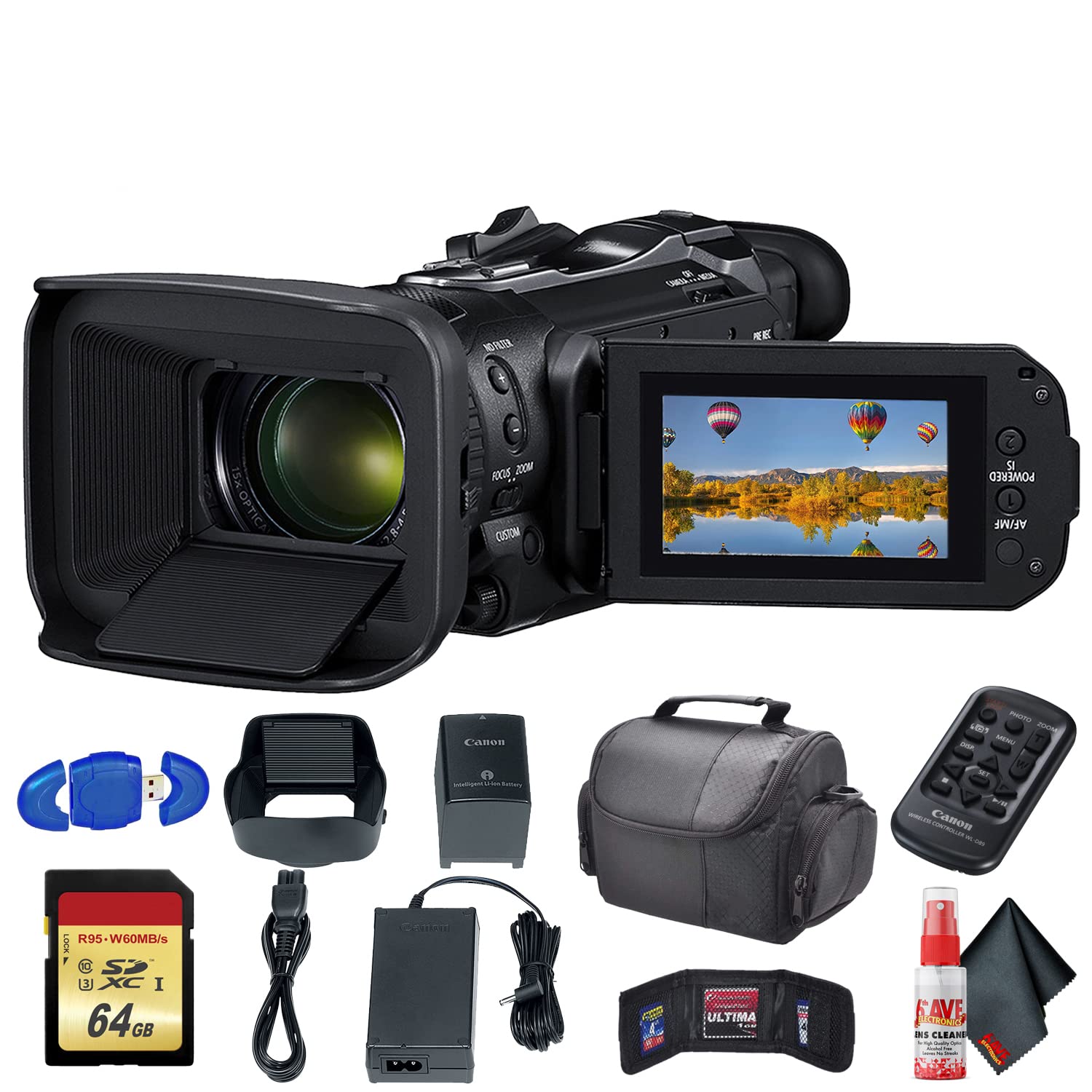 Amazon.com : Canon Vixia HF G60 UHD 4K Camcorder (Black) (3670C002