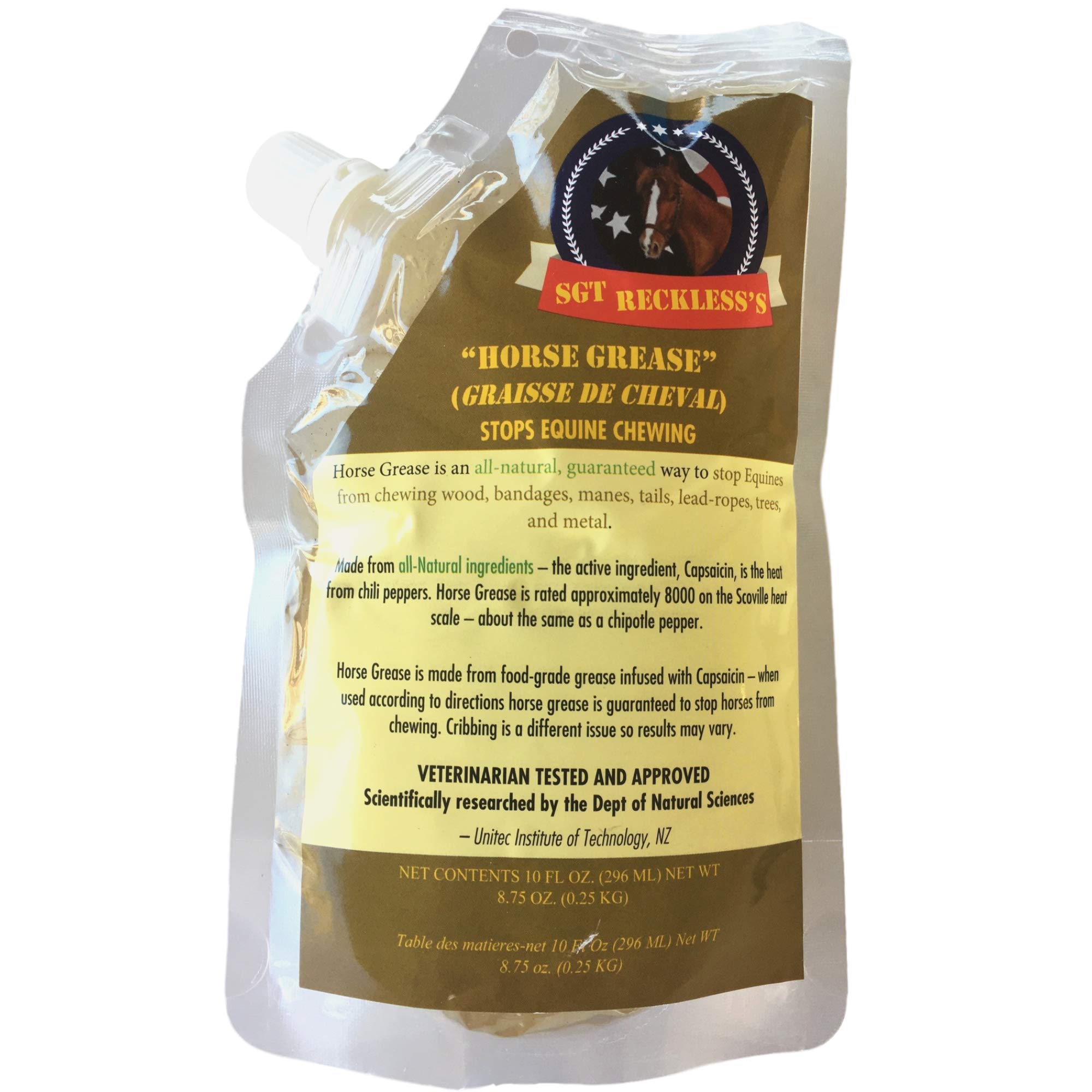 Buy Sgt. Reckless Horse Grease Stops Horses from Chewing Horse