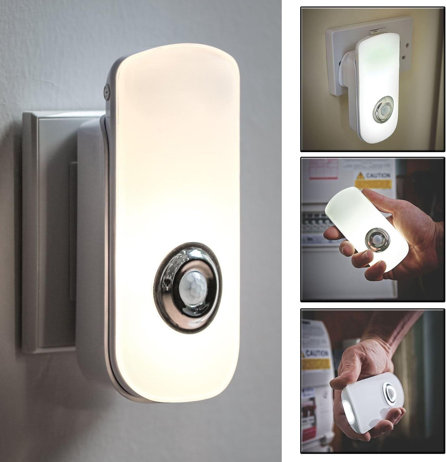 Rechargeable Motion Sensor Night Light Emergency Power Cut Torch