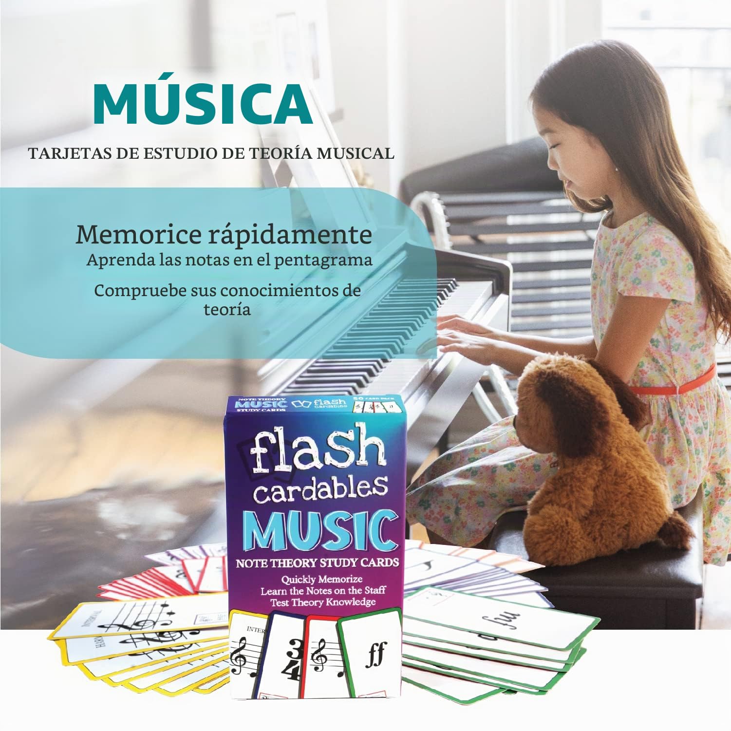 Tarjetas Flash de música Premium Flashcardables