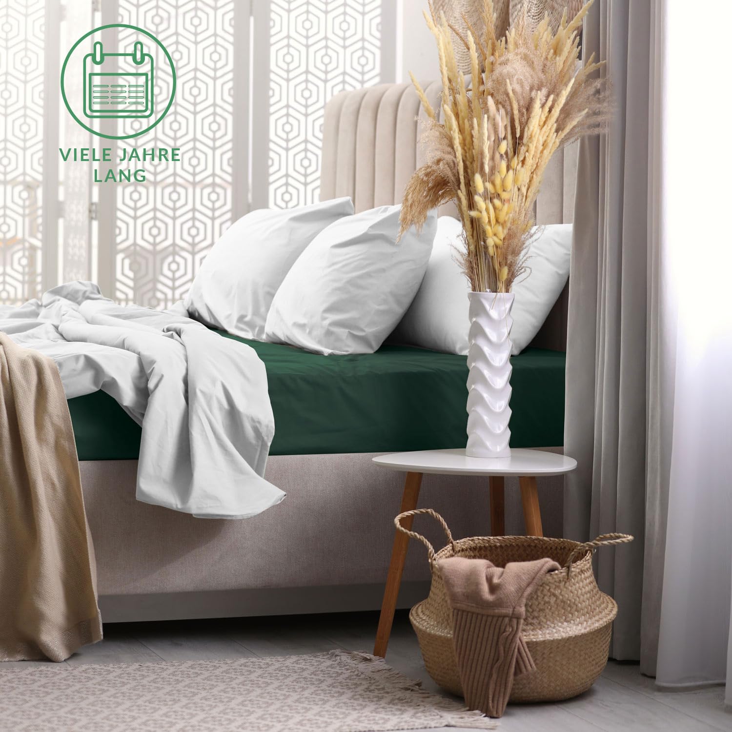 Badstof Hoeslaken voor boxspringbed, 180-200 x 220 cm
