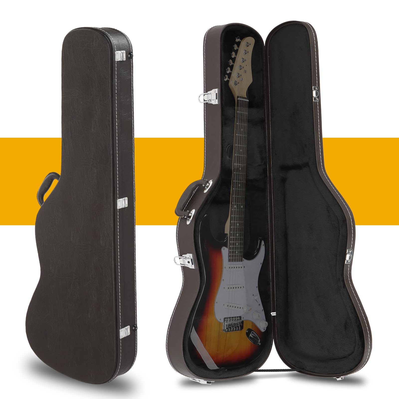 Hard Shell Guitar Case Electric Guitar Square Hard Case Wooden