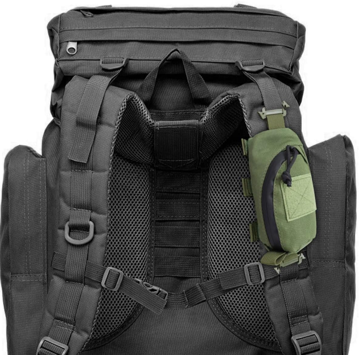 FUOYLOO Tactical Pouch and First Aid Supplies Storage Made of Sturdy Oxford Cloth Hiking Bag Featuring Adjustable Shoulder Straps Large Capacity Compact and Portable for Outdoor Travel