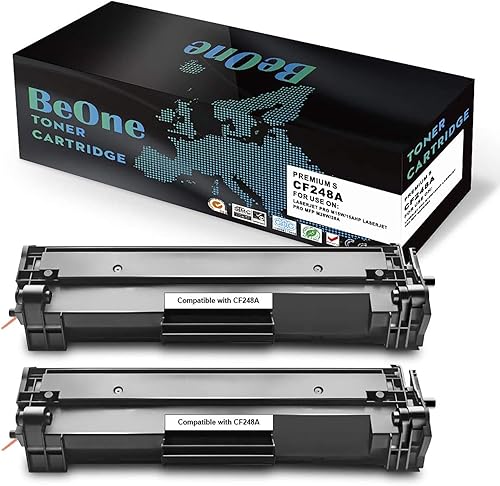 BeOne CF248A 48A Cartuchos de tóner compatibles con HP Laserjet Pro MFP M15a (W2G50A) M15w (W2G51A) M16a M16w M28a (W2G54A) M28w (W2G55A) M29a M29w