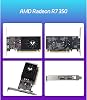 Tarjeta gráfica MOUGOL AMD Radeon R7 350 de 4GB GDDR3 de perfil bajo, con 2 puertos HDMI, bus de 128 bits, GPU de 512 SP, diseño de media altura para PC SFF delgadas, compatible con Windows 10/8.1/7 (no compatible con Windows 11) 3