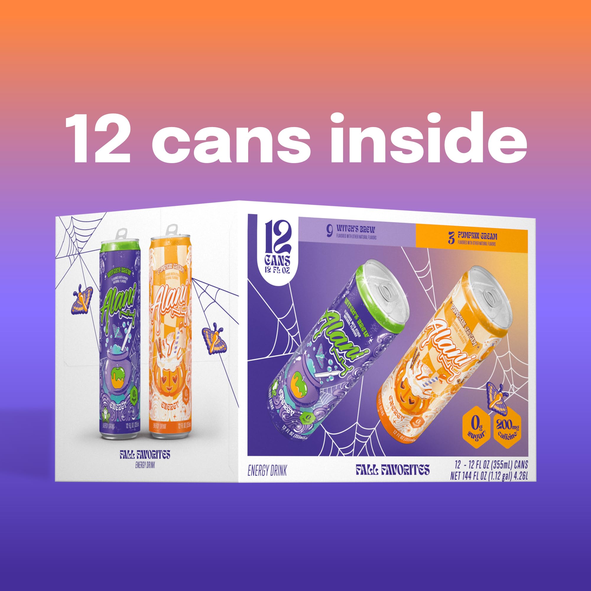 Amazon.com : Alani Nu VARIETY PACK - WITCH'S BREW & PUMPKIN CREAM
