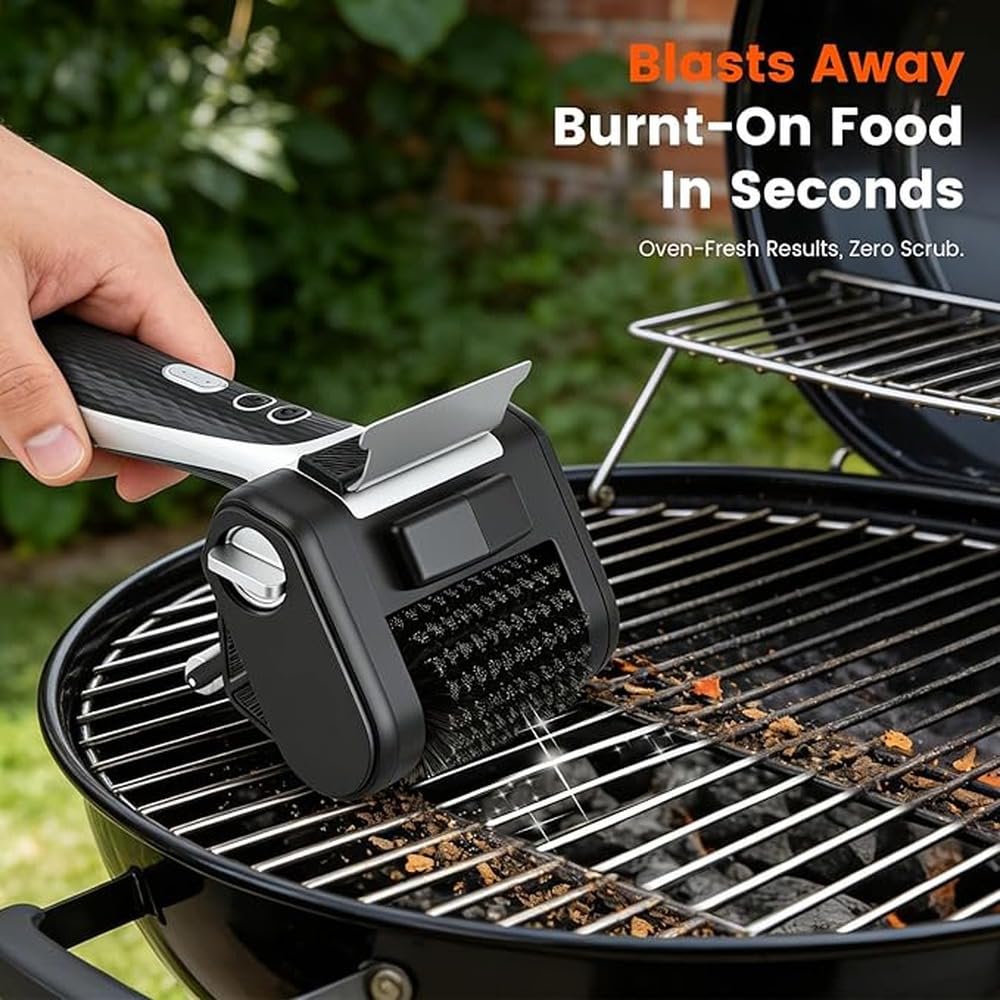 Brosse de Nettoyage électrique Giddy Up Grill Cleaner avec Moteur