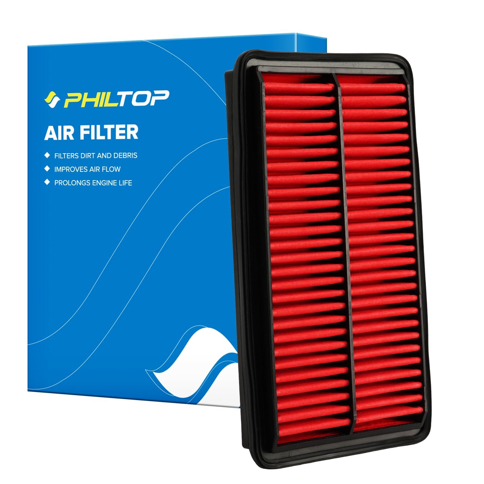 Photo 1 of PHILTOP CA12061 Premium Engine Air Filter for Honda Pilot, Odyssey