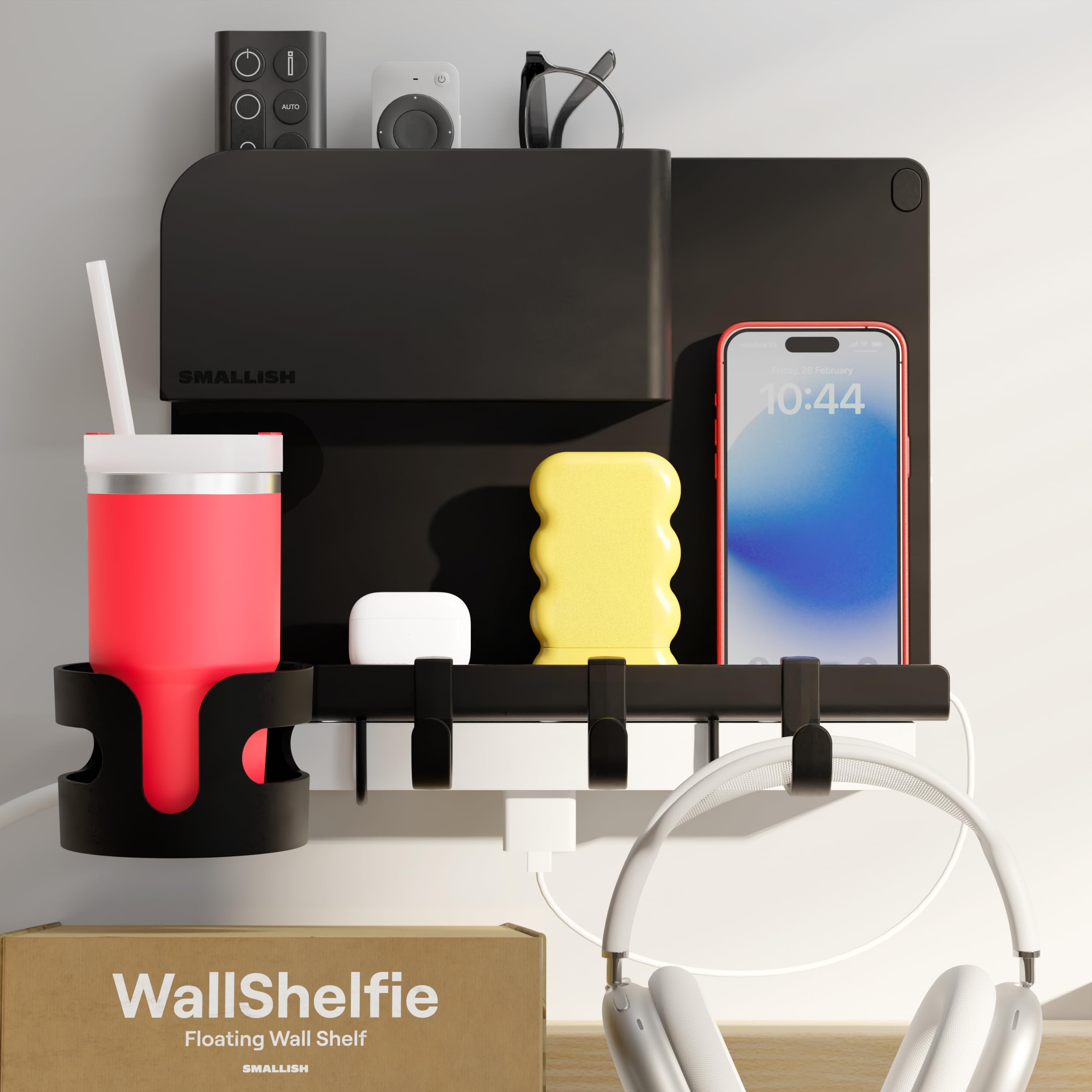 WallShelfie Bedside Organizer