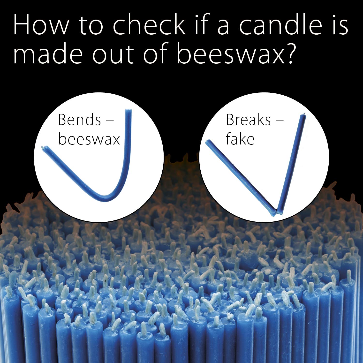 Danilovo Candele Pura Cera D'Api- No Goccia, No Fumo, Alte, Sottili