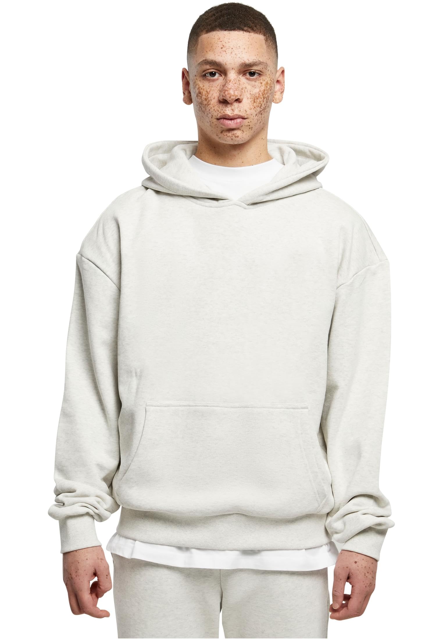Urban Classics Men's Ultra Heavy Hoody Hooded Sweatshirt, Lightgrey, L