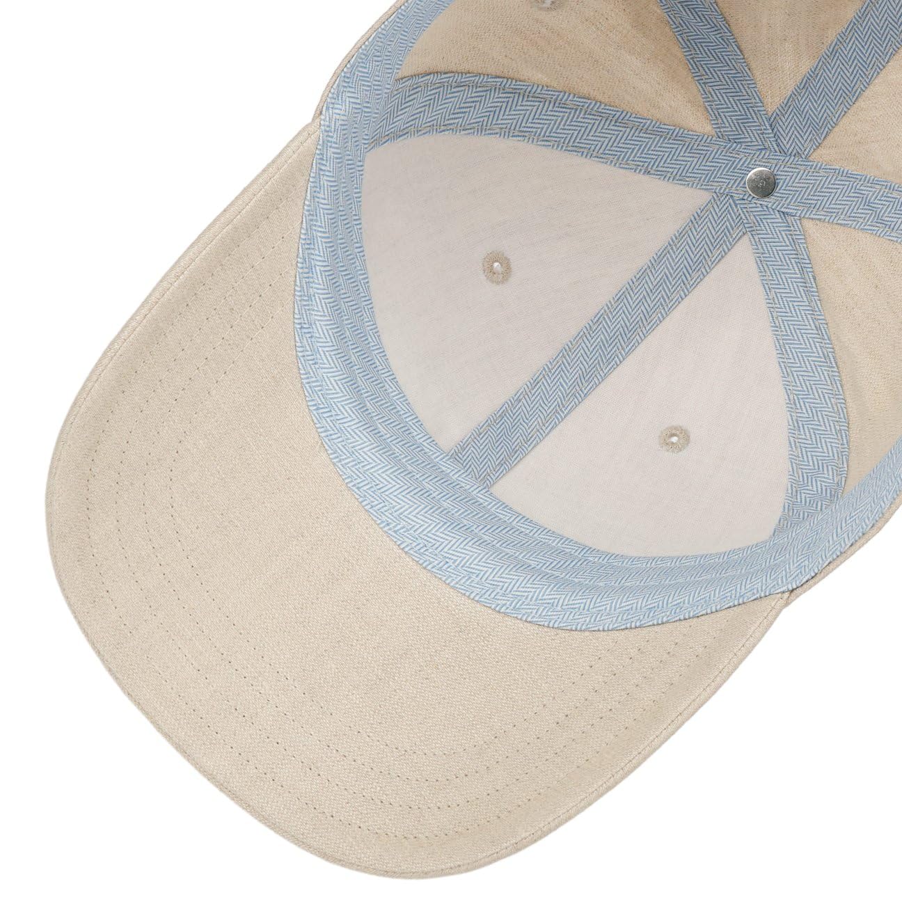 Stetson Casquette Baseball Unicolore Protection UV Fabrique en Italie Homme Printemps Ete
