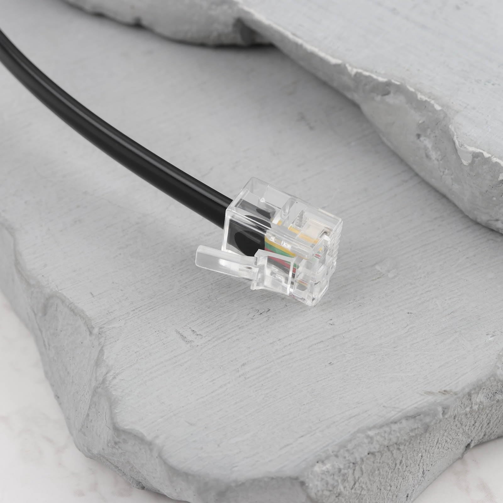 AS Axis Spindleon Cable Adaptador Conversor RJ45 (8P8C) Hembra A RJ11 (6P4C) Macho para Conectar Teléfonos Analógicos Mediante Cable Ethernet. — view 5