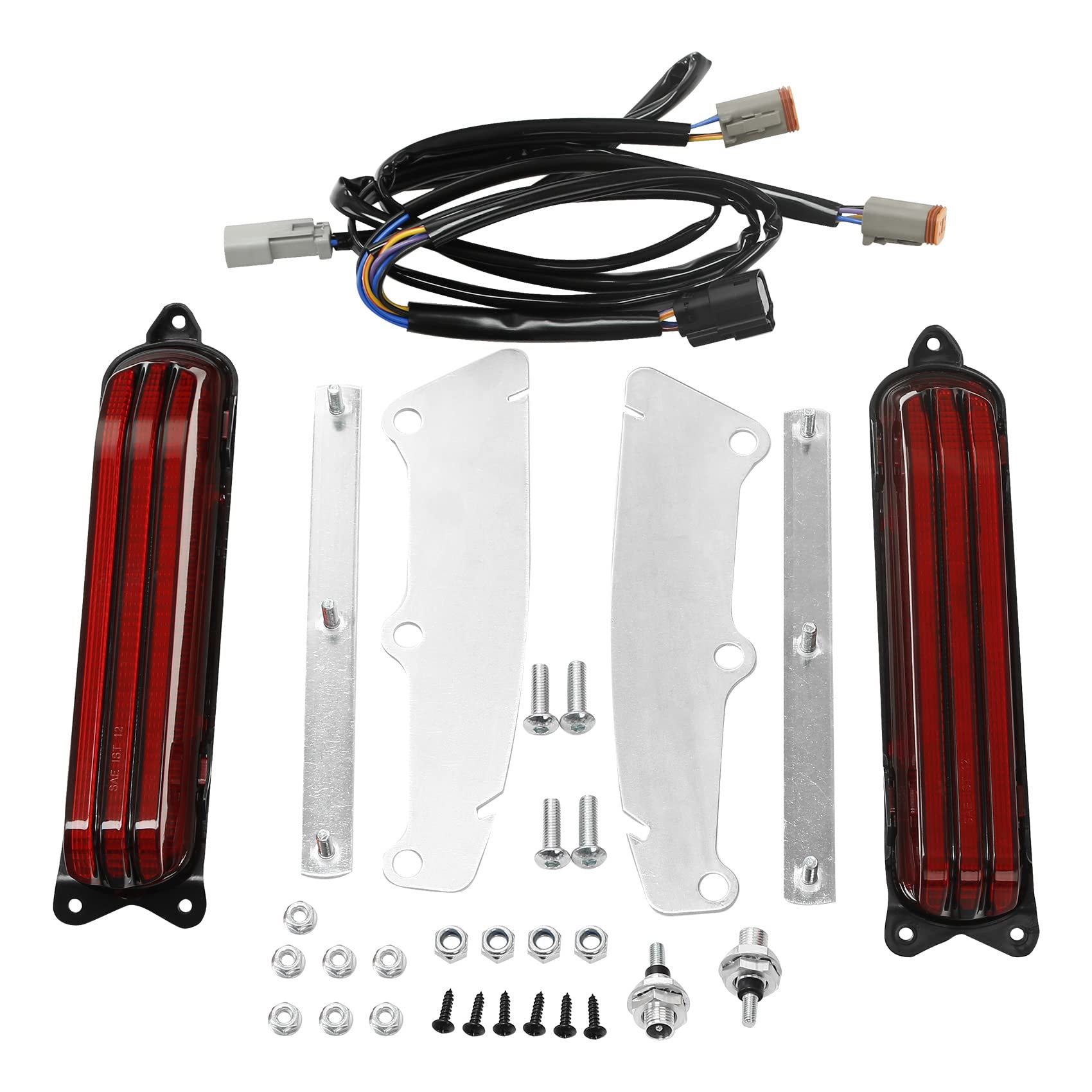 TCMT Rear Fender Fascia LED Brake Turn Tail Lights Fit For Harley Touring Road King Road Glide Street Glide Electra Glide Ultra Limited 2014-2023