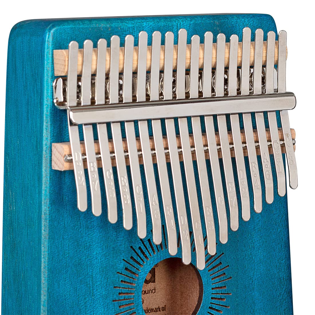 Sela SE249 kalimba mahoń 17 niebieski + ściereczka z mikrofibry keepdrum