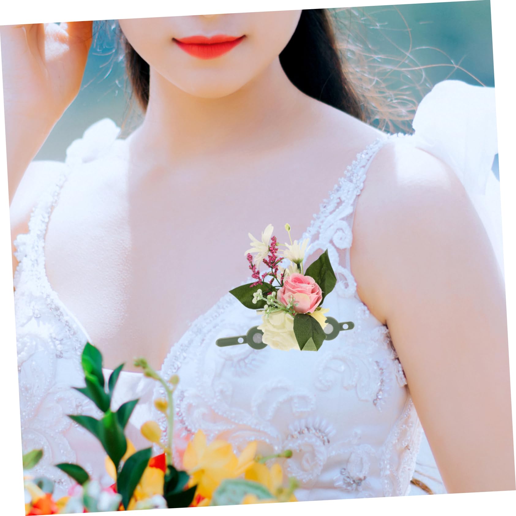 SOIMISS 75paare Pärchen Magnetische Boutonniere Broschen Für Hochzeitsblumen Und Ansteckblumen Stabil Und Tragbar Für Feiern Und Besondere Anlässe