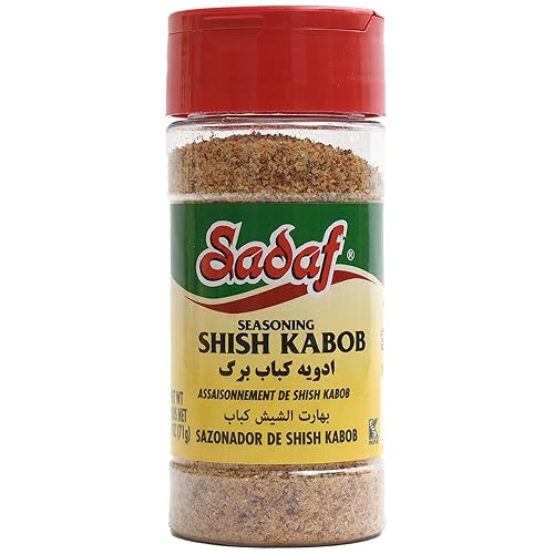 Vista 4 de Sadaf Shish Kabob Condimento – Condimento de kebab para cocinar y saborizar alimentos – Especias y condimentos de Oriente Medio – Especias persas
