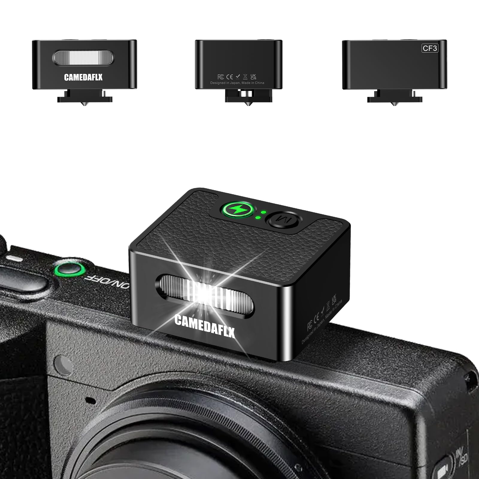 Amazon.com : CAMEDAFLX Mini Camera Flash-CF3 Manual Mini Flash,GN5
