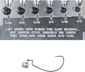 Do It Mold Football Swing Jig 1/8، 3/16، 1/4، 5/16، 3/8، 7/16 oz Do it Mold 3498 FBB-6-SWG Cavities 6 المجموع