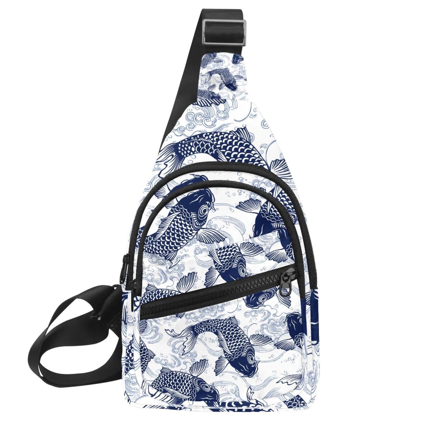 Sac de poitrine avec fermeture éclair multifonction réglable - 7