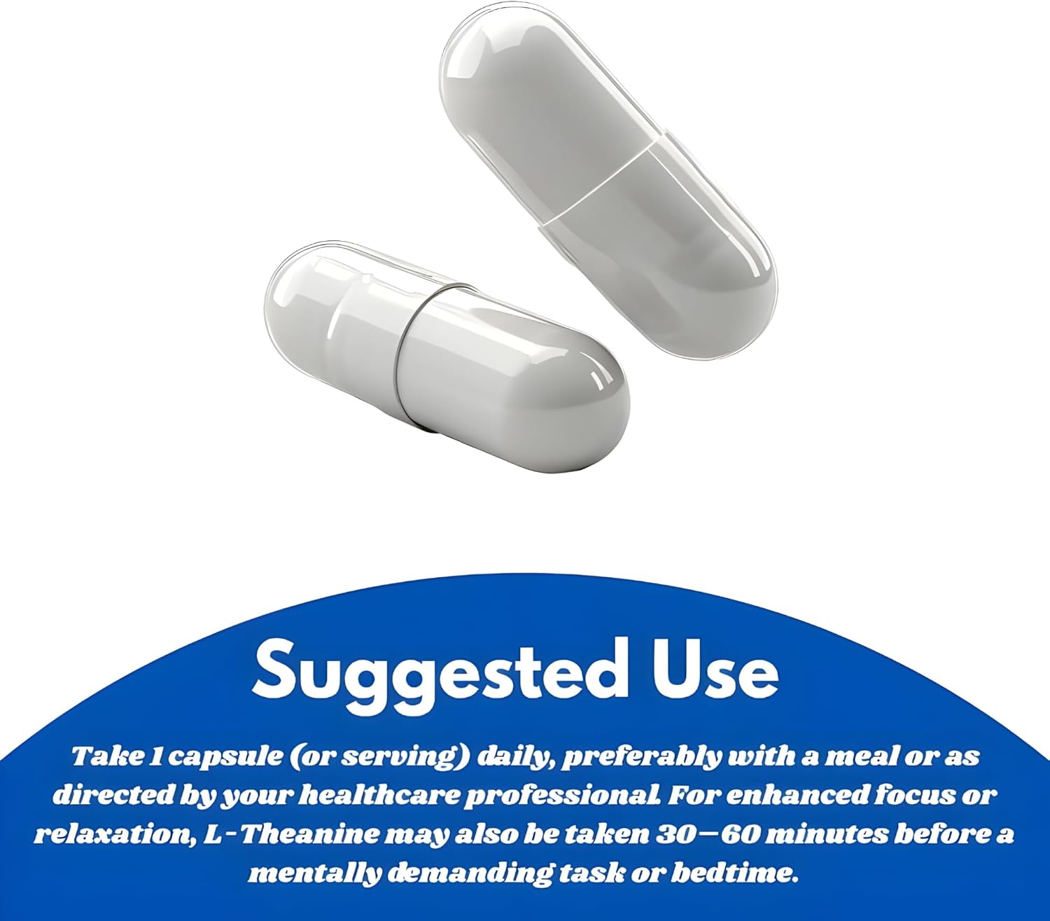 L-Theanine 400mg Per Capsule, Extra Strength, Double Strength, 500 Capsules, Non-GMO, Gluten Free
