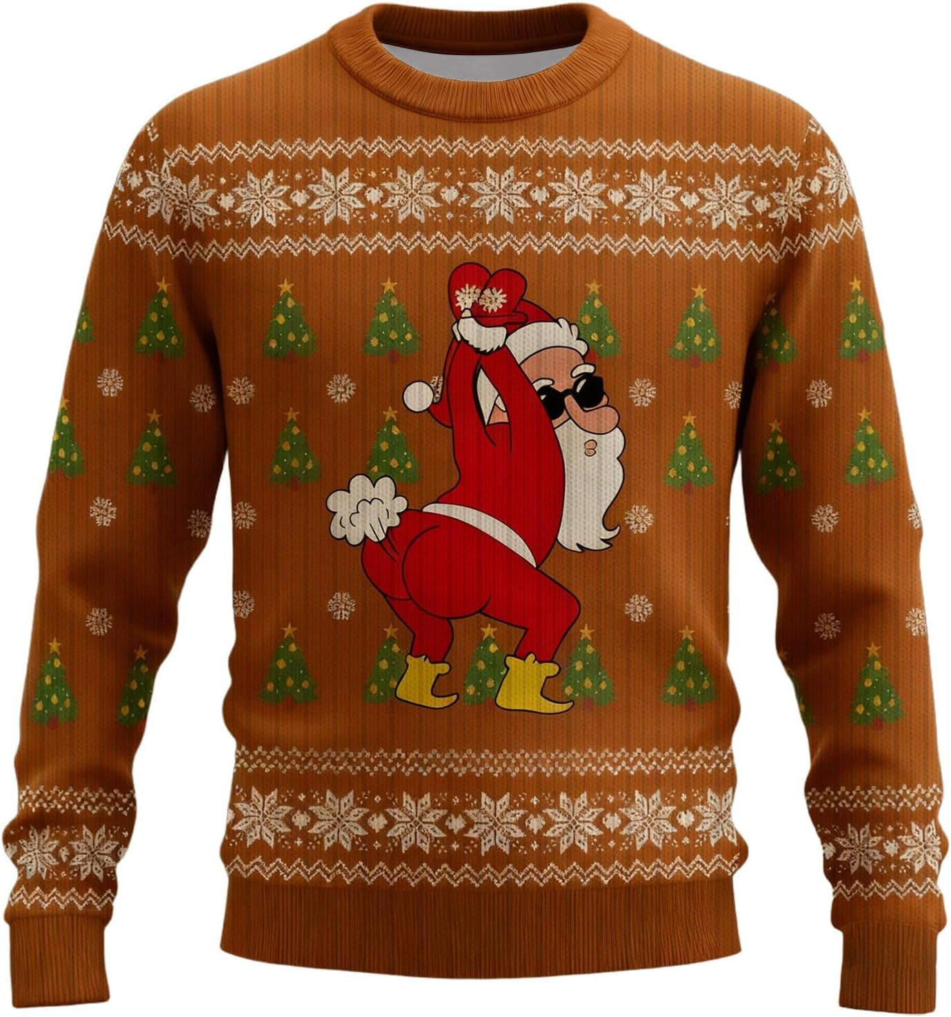 Pullover Men's Jumper Sweater Men's Jumper Sweatshirt Series Without Knitted Design with Whimsical Patterns for a Casual Style