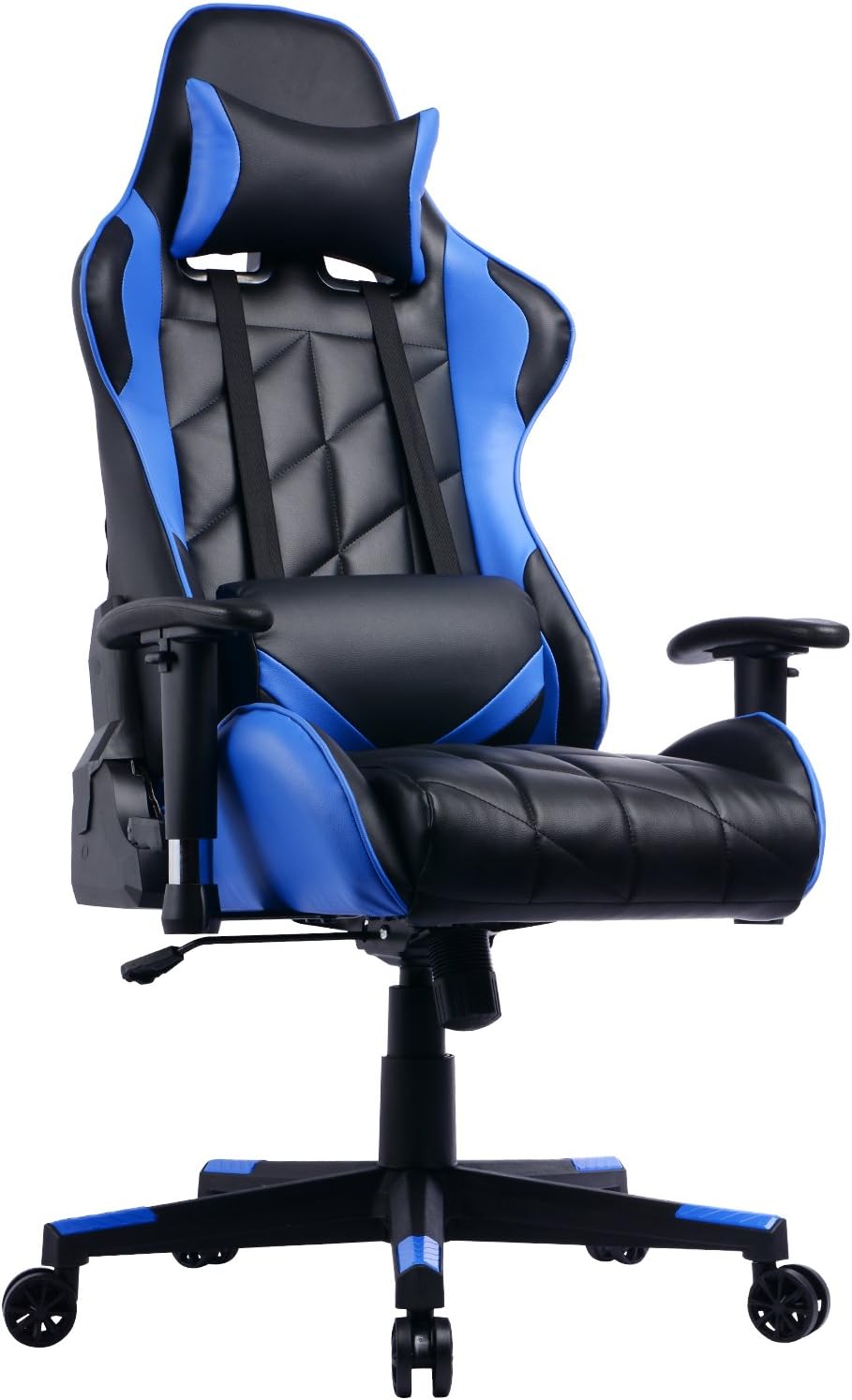 Gaming Chair with Reclining Backrest, Racing Style High Back Office Chair - Chaise Gamer
