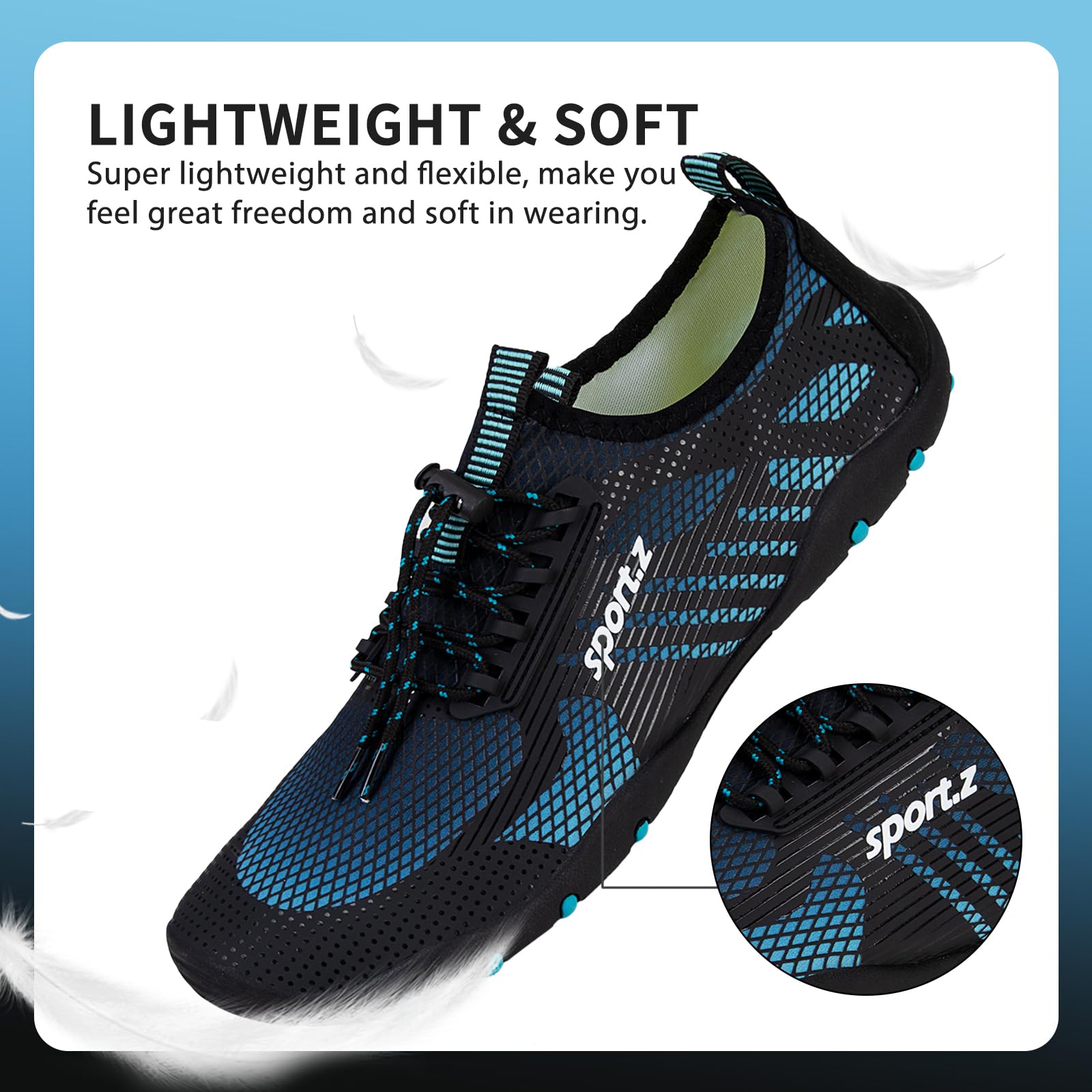 IceUnicorn Chaussures Aquatiques Hommes Femme