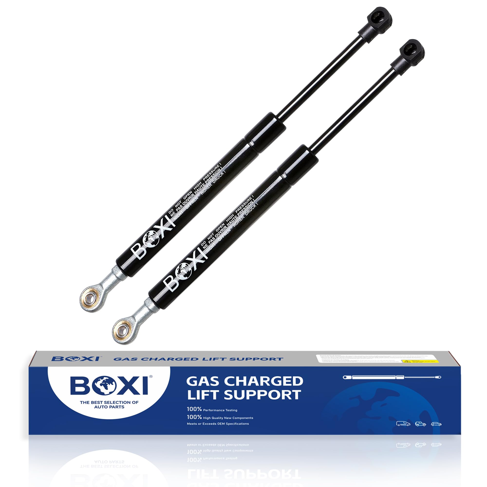 BOXI 2pcs Rear Glass Window Lift Supports Struts Shocks Gas Struts Shocks Springs Supports Dampers for Infiniti QX56 2004-2010 / for Nissan Armada 2004-2015/Pathfinder 2004 | 6612 SG325010 904607S00