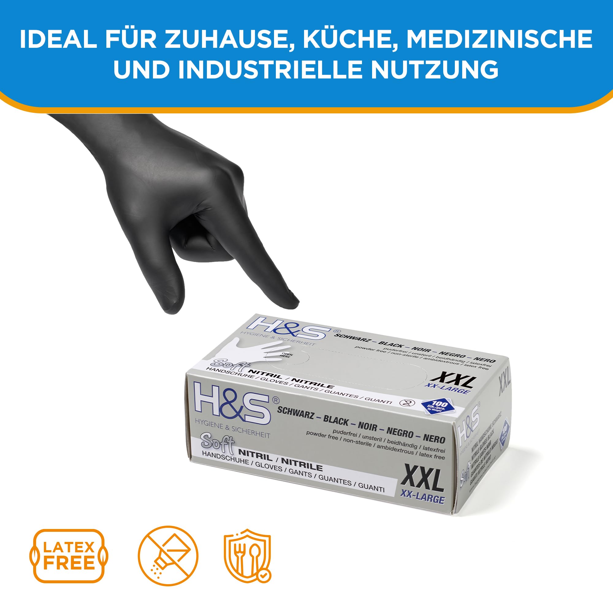 latex handschuhe für lebensmittel ISC Hygiene & Safety Nitrilhandschuhe L, Einweghandschuhe, Einmalhandschuhe, Kochhandschuhe - puderfrei non latexfrei - Gummihandschuhe Einweg Suitable for:Gopina V1 | Step-Over fahrradschloss hofer BOLEi Zahlenschloss,12 Belts