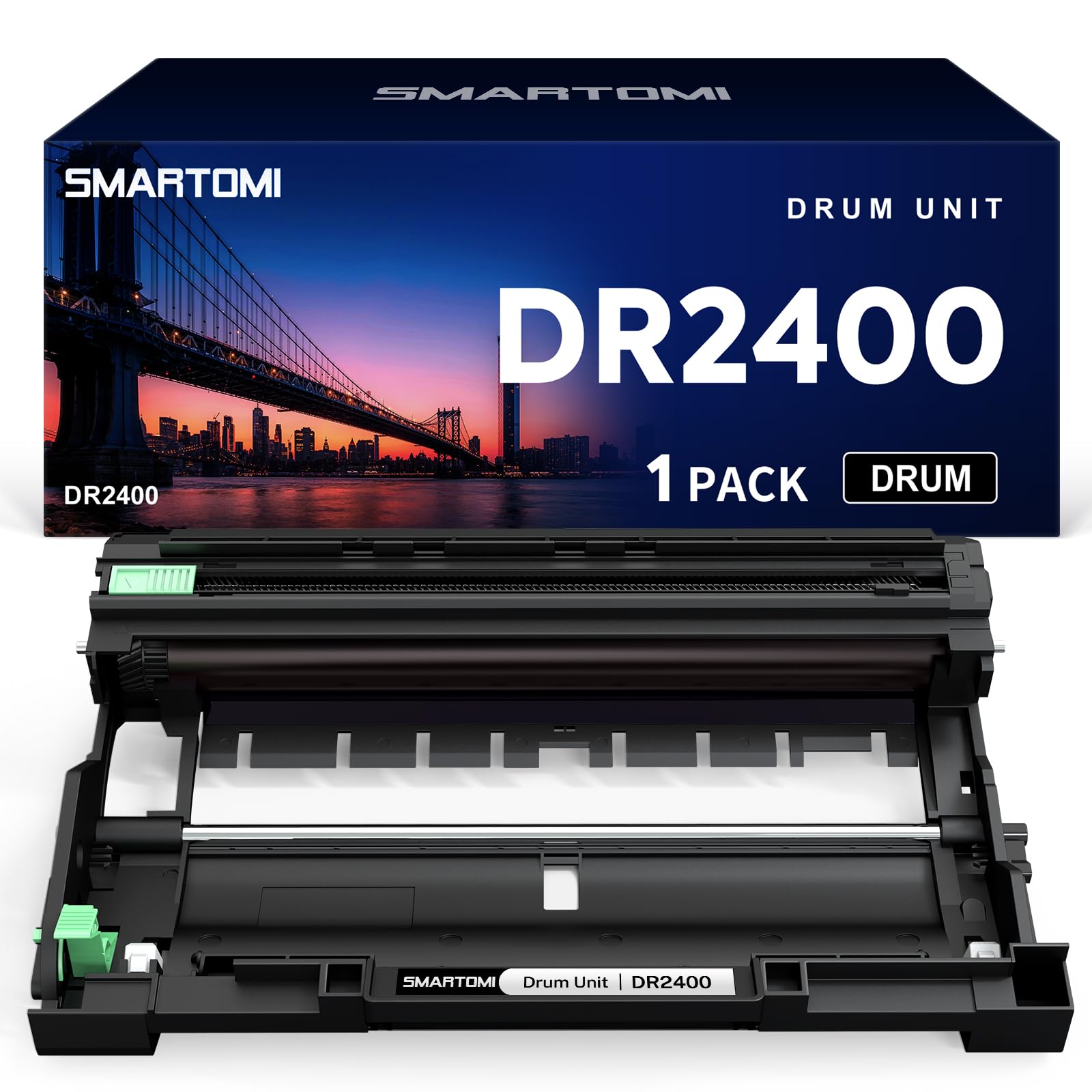 SMARTOMI DR2400 Tamburo Compatibile con Brother TN2420 per MFC-L2710DW MFC-L2750DW HL-L2310D HL-L2370DN DCP-L2510D DCP-L2530DW MFC-L2730DW HL-L2350DN HL-L2375DW DCP-L2537DW DCP-L2550DN (Non toner)