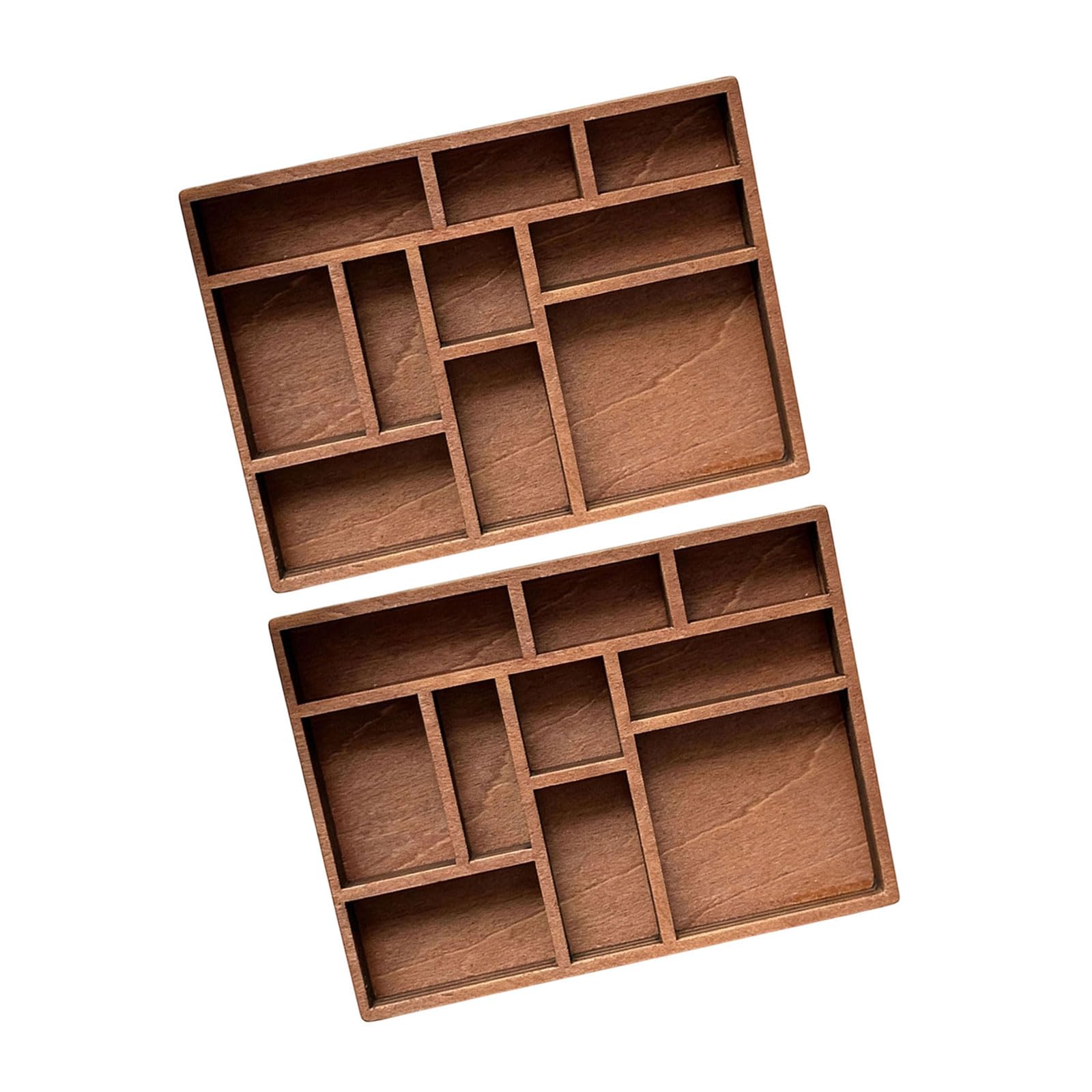Kahdgss E Bucolic Wood Display Shelf Wooden Crystal Organizers Tray For Gemstones Jewelry And Collectibles With Sturdy Construction Tray For Gemstones Jewelry And Collectibles With Sturdy Construction