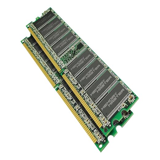 Memory Master MMD2048KD1-400 2 GB (2 x 1 GB) DDR 400MHz PC3200 Desktop DIMM Memory Modules