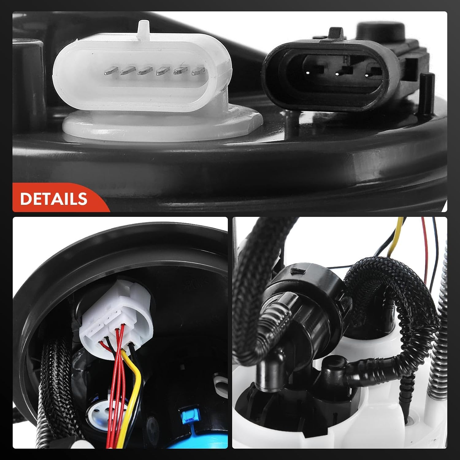 A-Premium Electric Fuel Pump Module Assembly with Pressure Sensor Compatible with Saturn Vue 2004-2006 & Chevrolet Equinox 2005-2006 & Pontiac Torrent, 2.2L 3.4L 3.5L, Gas